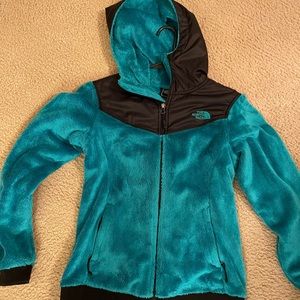 Teal North face hoodie!